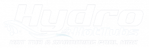 hydro hot tubs logo white