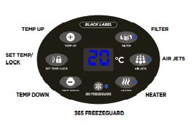 clever spa contol panel