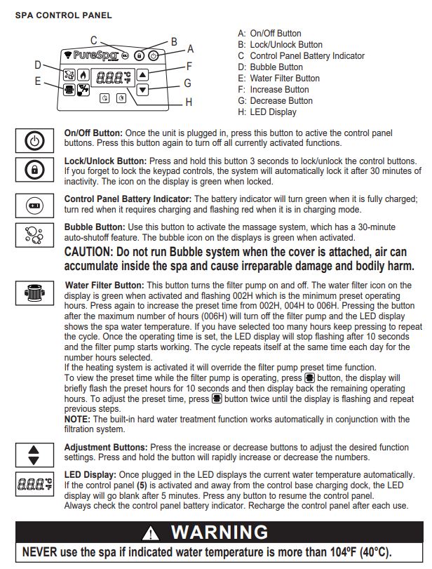 delux control panel instructions